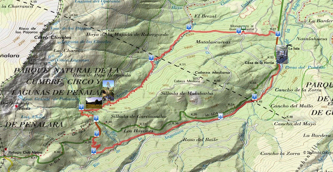 Ruta Umbr�a-Angosturas